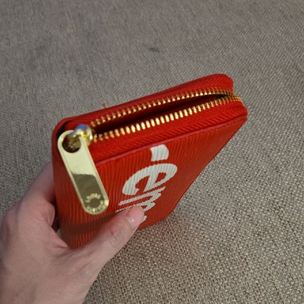 Red Logo Zip-Around Wallet - Picture 4 of 4